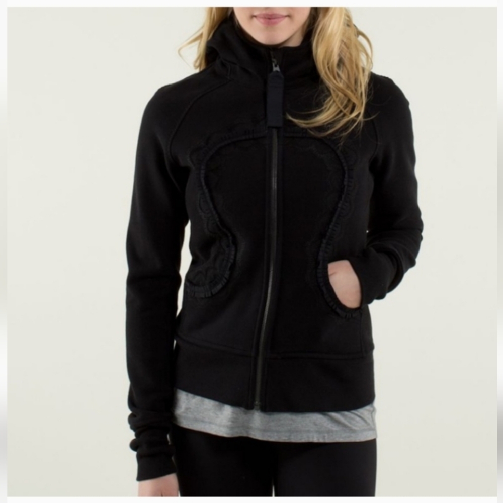 Lululemon Black Lace "Hiver 2013" Size 8 - Picture 2 of 12